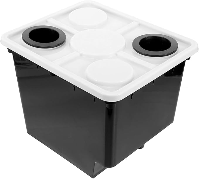 TOYANDONA Hydroponics System Bucket for Soilless Planting Easy Assembly Vegetable Nursery Holder for Home Balcony Indoor Gardens Lid Supports Healthy Vegetable Growth