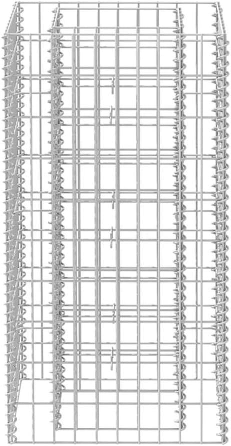 Gabion Raised PlanterGarden BedGalvanized Raised Garden BedPlanter Raised bedsGalvanized PlanterFlower BedBed Steel 19.7x19.7x39.4