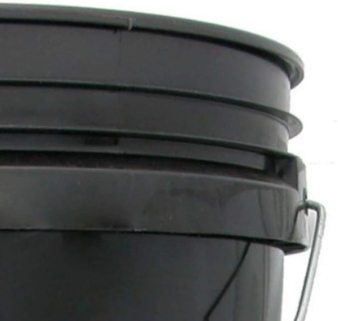 Hydrofarm HG5G Black 5 gal Bucket 5 Gallon