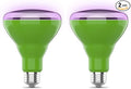 Feit Electric - BR30/GROW/LEDG2/BX Full Spectrum LED 65W Equivalent BR30 Non-Dimmable Hydro Grow Light Bulb (Pack of 2)