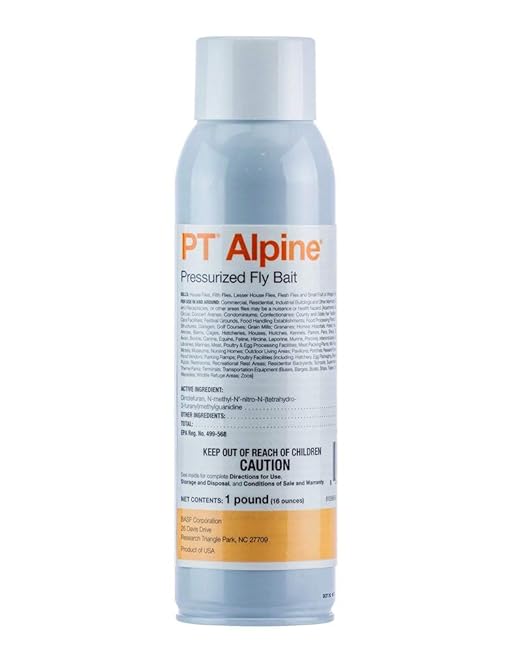 BASF PT Alpine Fly Bait Fast Acting and Long Lasting Up to 30 Days Ready to Use Pest Control Spray for House Flies Fruit Flies 16 Ounce