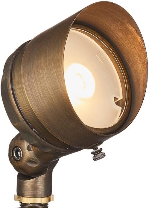 VOLT Cast Brass G4 Infiniti 40 (500 Lumens) 12V LED Outdoor Spotlight 4-Pack Expansion Kit for Low Voltage Landscape Lighting
