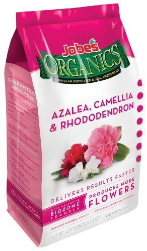 Jobes 09826 4 Lbs Organics Azalea Camellia &amp Rhoden Fertilizer 5-4-3