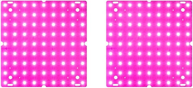 2PCS 150W LED Plant Cultivation Lights AC100-277V Pink Hydroponic Seeds Fill Lamp UV/IR Greenhouse Tent Succulent Flowers Fruits Potting Cactus Vegetable Planting Lighting US Plug with Hook Hanging