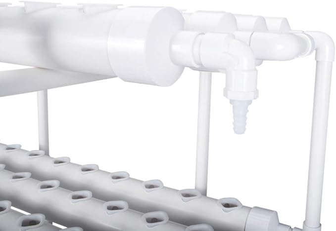Hydroponics Growing System Kit108 Plant Sites 3 Layers Food-Grade PVC-U Pipes Hydroponic Grow Kit Gardening System with Water Pump TimerNet Pots and Sponge for VegetablesFruitsHerb
