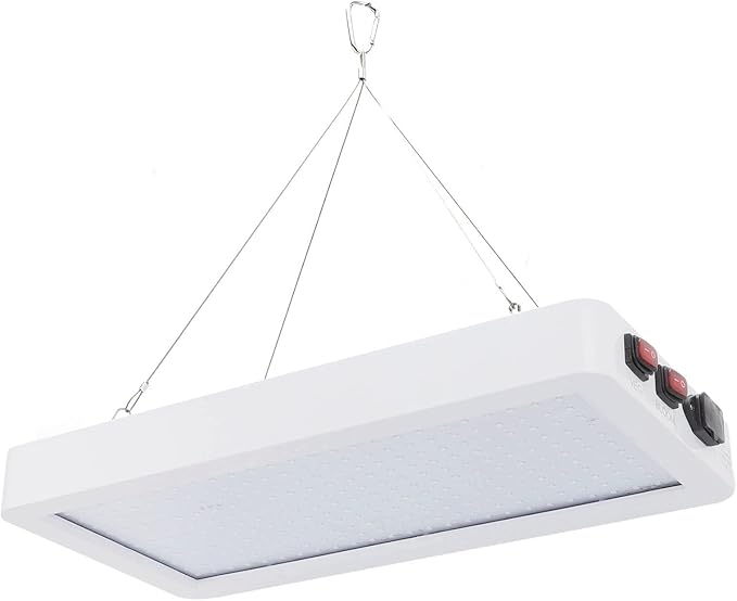 Luqeeg LED Grow Light Full Spectrum Grow Lights 2000W Plants Veg Flower Growing Lamps Board with 3 Gears with Double Switch for Seedlings Succulents Indoor Cultivation Veg and Flower(US)