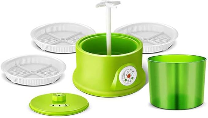 Bean Sprouts Machine 3 Layers Electric Bean Sprouts Maker Automatic Sprouter Bean Growing Machine Large-Capacity Sprouting Seedling Tools