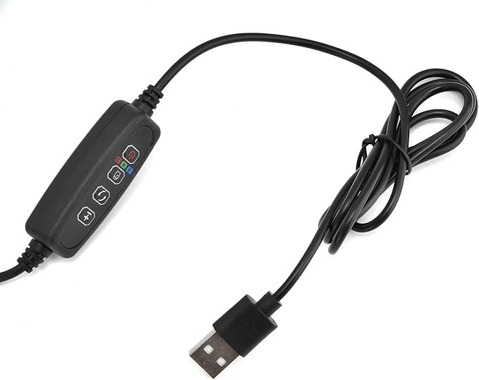 USB Grow Lamp for Indoor Plants | 5V Adjustable Gooseneck with Auto Timer | Clip On Plant Lamp for Hydroponics/Succulents/Seedlings | 3 Illumination Modes 360° Flexible Neck