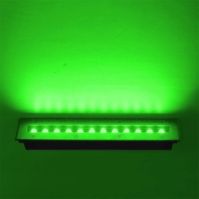 IP66 Waterproof LED Buried Ground Lights - 3W Red Underground Lighting for Patios Pathways Yards Driveways and Gardens (AC85-110V)