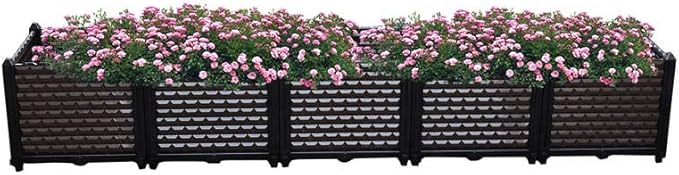 YSUEFIJO Raised Garden Bed for Vegetables Planter Box for Outdoor Plants Flowers Planting Raised Container Planter Raised Beds for Planting Outdoor Plants Vegetables