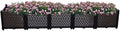 YSUEFIJO Raised Garden Bed for Vegetables Planter Box for Outdoor Plants Flowers Planting Raised Container Planter Raised Beds for Planting Outdoor Plants Vegetables