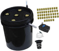 Hydroponic Growing System Kit Gardening System Grow Kit Water Leveling Device Hydroponic Buckets Kit for Lawn Balcony Home