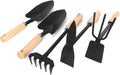 Drip Depot Wooden Handle Garden Tool Set