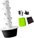 Hydroponic Tower Hydroponics Growing System Kit Accessories Gardening Pots Practical Vertical Planter for Strawberries Black S