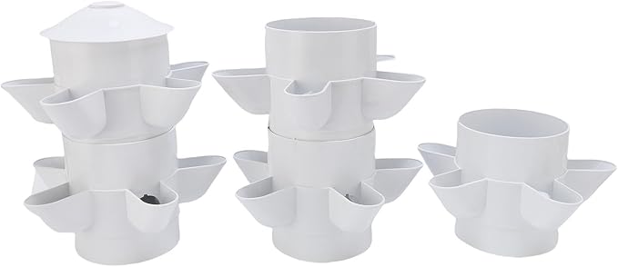 Hydroponic Growing System Tower 25 Holes Mini Column Indoor Vertical Garden for Home School Engineering