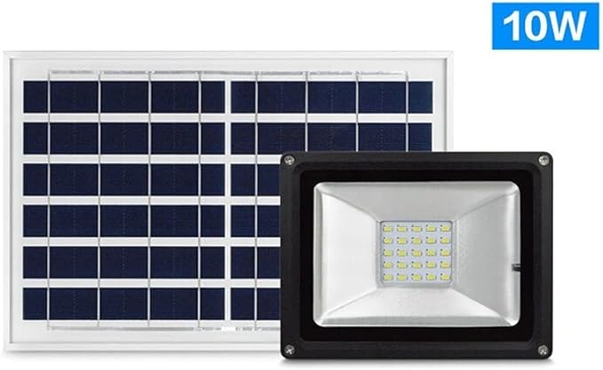 10W/20W/30W/50W LED Solar Waterproof Outdoor Spotlight Courtyard Home Wall Spotlight with High Brightness Aluminum Landscape Emergency Light
