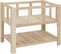 PetsCosset Small Transparent Raised Garden Bed with Legs