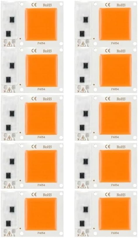 10PCS Grow Plant Light AC230V 30W LED COB phytolamp chip Full Spectrum