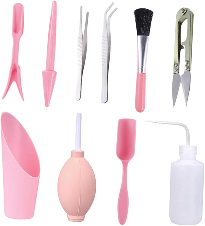 1 Set 10pcs Garden Tool Set Garden Tools for Mini Garden Tools Mini Garden Nursing Succulent Tools Mini Succulent Plants Succulent Planting Hand Tools sow/2136