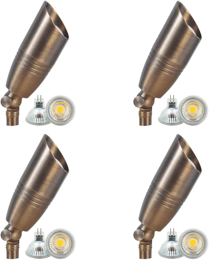 SPB06 4x/8x/12x Package Low Voltage LED Outdoor Landscape Spotlight 5W 3000K