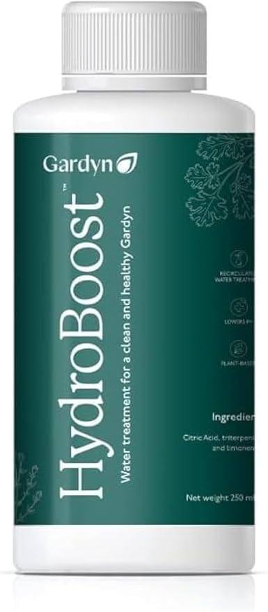 Gardyn HydroBoost for Gardyn Hydroponic Indoor Gardens - 250 ML (Plant Based Water Treatment-Lowers PH Balances Plant Nutrients &amp Reduces Need for More Intensive Hydroponic Growing System Cleanin