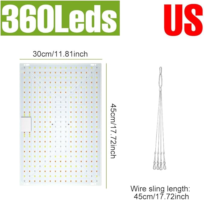 2 Pack 2000W LED Planting Grow Light with 2025 Upgraded Dimmable Full Spectrum LED Growing Lights with UV&ampIR for Indoor Plants Greenhouse Increase Yield&ampCrop Quality Grow Lamps Promote Photosy