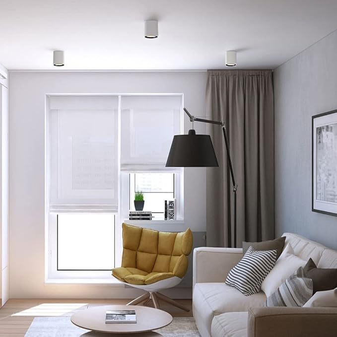 Led Mount Spotlight Square Ceiling Downlight Accent Spot Lighting Indoor AlumiExpression artistique m Housing 12w Directio l Spotlights for Hallway Corridor Gallery Display Kitchen
