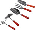 BESPORTBLE 1set Gardening Tools Rake Hoe Shovels for Efficient Planting and Soil Loosening Garden Tool Set for Outdoor Use Comfortable Grip Handles for Flower and Vegetable Care