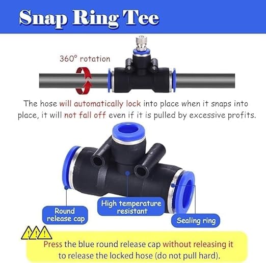 Automatic Drip Irrigation System Kit - 360° Adjustable Garden Watering with Bendable Copper Nozzle - Efficient Irrigation Solution for Plants Lawns and Gardens