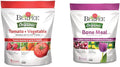 Burpee Organic Tomato &amp Vegetable Plant Food with Bone Meal Fertilizer | Strong Root Development | 4 lb &amp 3 lb