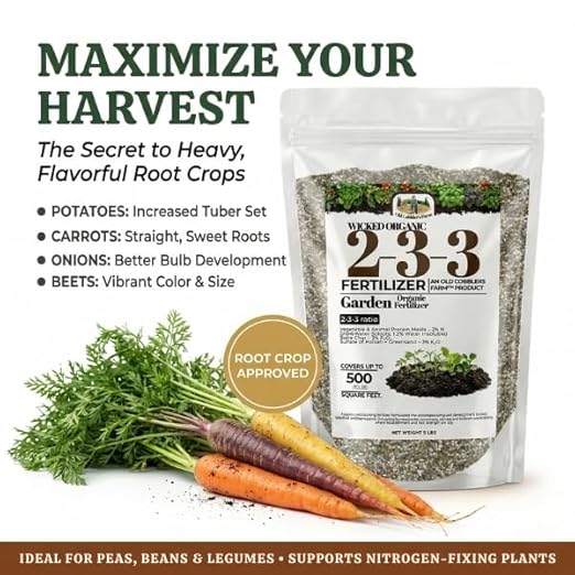 Old Cobblers Farm Wicked Organic Seed Starter Fertilizer 2-3-3 – Gentle Nutrition for Strong Root Development (5 lbs | 10 lbs | 15 lbs | 20 lbs) (10 lbs)