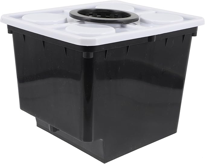 Yardwe Hydroponic Planting Bucket for Soilless Cultivation Durable Grow Container for Vegetables Fruits and Flowers for Indoor and Balcony Gardens