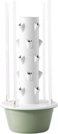Hydroponic Tower Growing Kits Hydroponics Tower with LED Grow Light Hydroponics Tower Automatic Water Circulation System for Herbs and Vegetables 5/7/9 Thfloor(105cm/41in)