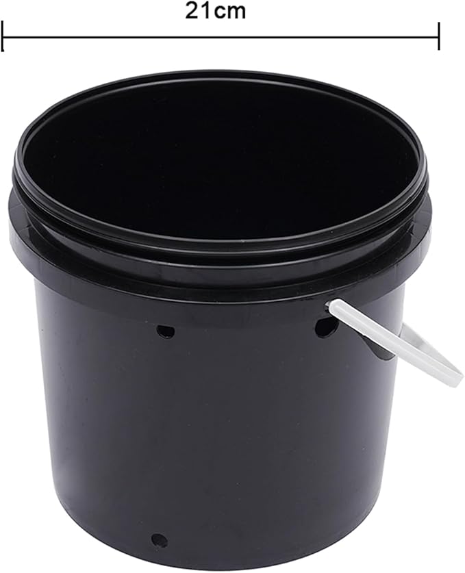 Hydroponics Seedling Cloning System Kit Black 8 Holes 5L Mist Cultivating Seedling Box Hydroponic Equipment for Indoor Outdoor Garden Vegetables