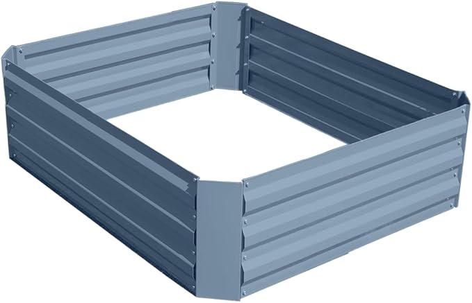 Zenport WS1203 Raised Garden Bed Kit Gray (47.3x35.4x11.8) Gray - 3 Pack