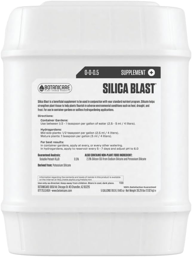 Botanicare Silica Blast Plant Supplement 0-0-0.5 5 gal.