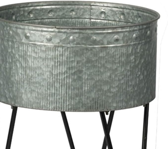 Set of 3 Metal Decorative Pots