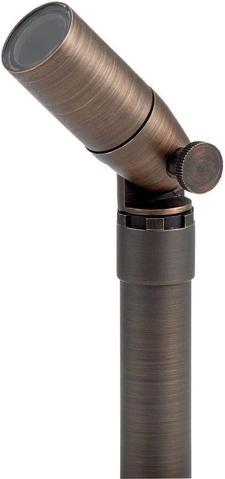 Kichler 15483CBR Transitional One Light Landscape Accent from Cast Brass Collection in Brass Finish 5.00 inches