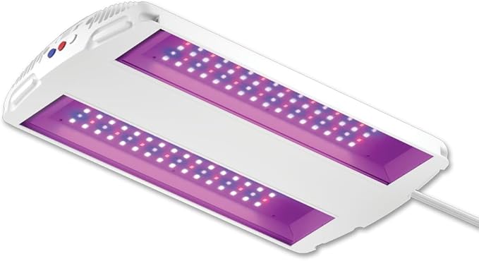 Good Earth Lighting 14-in 1-Light 78-Watt Selectable Spectrum LED Grow Light 117 PAR/PPF Auto On/Off Timer White