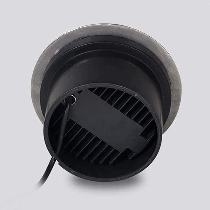 12W Outdoor Garden Landscape Lighting Stainless Steel Landscape Spotlights Pathway Illumination for Yard Lawn Walkway Driveway/Warm Light