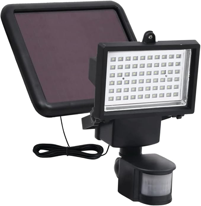 Solar Spotlight Black Plastic Water-Resistant Materials Home &amp Garden Lighting Outdoor Lighting 315693