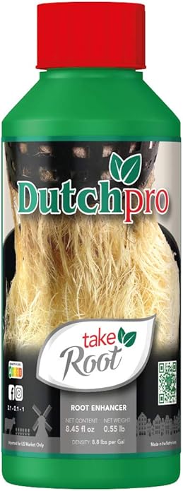 Dutchpro Nutrients Take Root: Root Stimulator for Huge Root Mass | Liquid Plant Fertilizer | Increases Nutrient Uptake | Organic Fertilizer with Kelp Extract | 250ml/8.45fl oz |