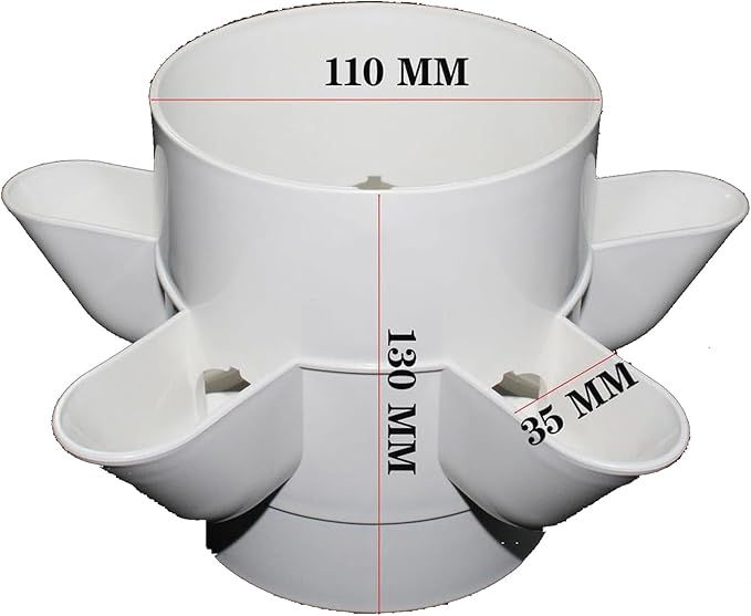 Hydroponic Tower(15/18/25/30 Holes) Hydroponic Growing System Adapters + Water Pump Energy Saving + Easy to Use for Indoor Herbs Fruits and Vegetables18