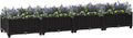Raised BedGarden PlantersGarden PlantersGarden CenterpiecesGarden BedsRaised Beds for Growing FlowersHerbs and Fruits63x15.7x9.1 Polypropylene