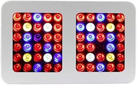 600w Super Bright LED Indoor Garden Greenhouse Plant Growing Light Full Spectrum UV IR Double Chip LED Grow Light LED Plant Grow Light for Flower Vegetable (1pc 600w)
