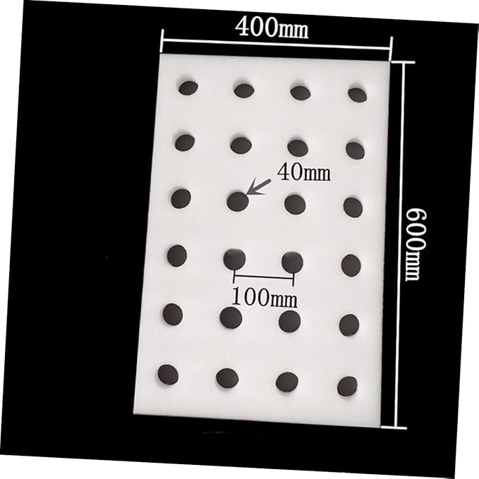 BESPORTBLE 1set Hydroponic Tower Planting Baskets Sponge Floating Gardening Tray Set for Greenhouse