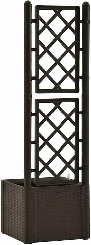 Raised Bed Mocha Plastic Large Planters Garden Raised Bed Gardening Pots &amp Planters 313964