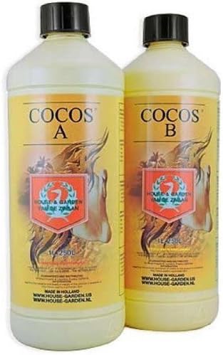 NEW 1 Liter Each Coco Nutrient A &amp B House &amp Garden Nutrients Plant Fertilizer