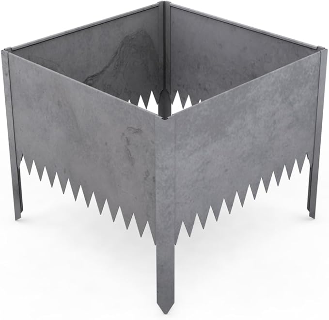 Edge Right - Raised Garden Bed Kit - COR-Ten Steel (14 COR-Ten Steel 2 FT x 2 FT)