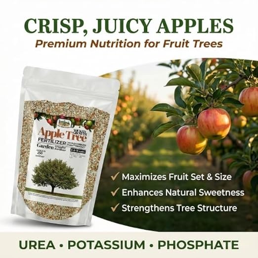 Old Cobblers Farm™ Wicked Growth Apple Tree Fertilizer - Boost Fruit Yield &amp Tree Health Enhanced with Nutrients for Lush Growth (5 lbs | 10 lbs | 15 lbs | 20 lbs) (5lbs)